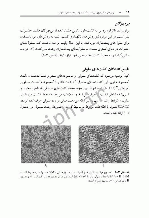 روش‌های عملی در ویروس‌شناسی، کشت سلولی و تکنیک‌های مولکولی همراه با پروتکل