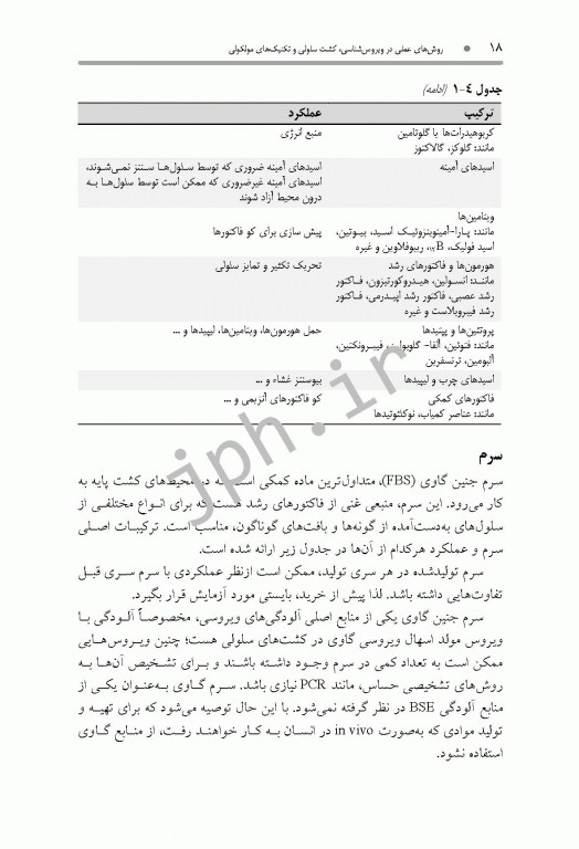 روش‌های عملی در ویروس‌شناسی، کشت سلولی و تکنیک‌های مولکولی همراه با پروتکل