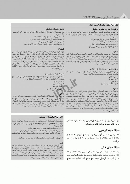 ساندرز مرور جامع پرستاری برای آزمون NCLEX-RN