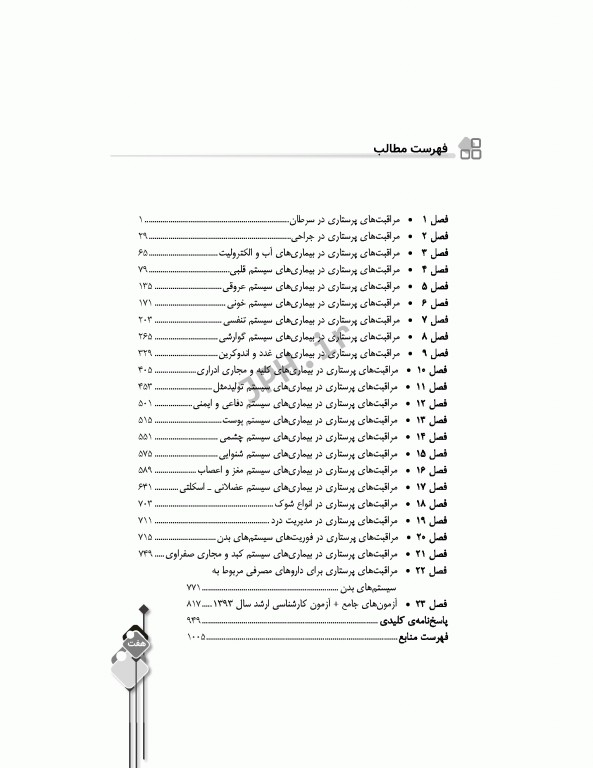 مرور آزمون ERS ارشد و استخدامی پرستاری داخلی جراحی تالیف دکتر یکه‌فلاح