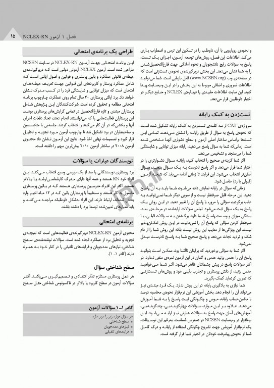 ساندرز مرور جامع پرستاری برای آزمون NCLEX-RN