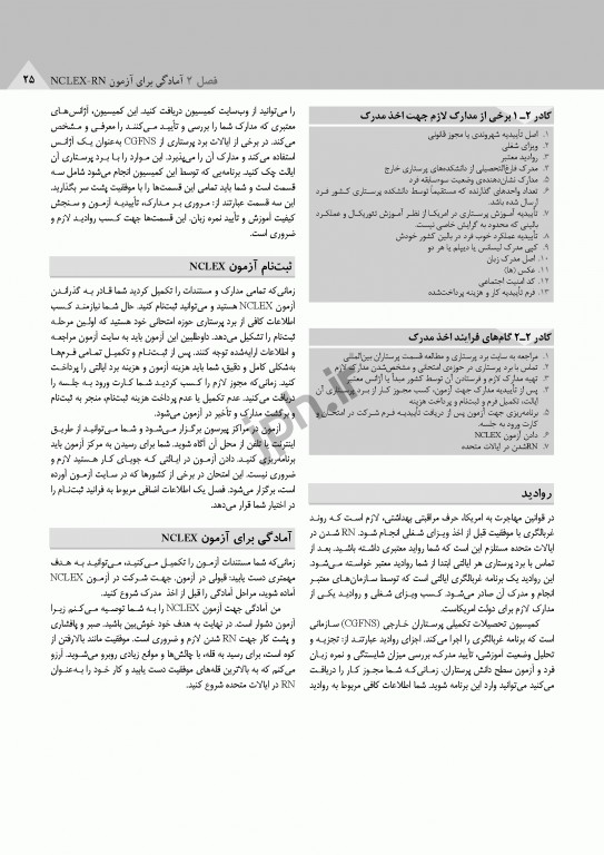 ساندرز مرور جامع پرستاری برای آزمون NCLEX-RN