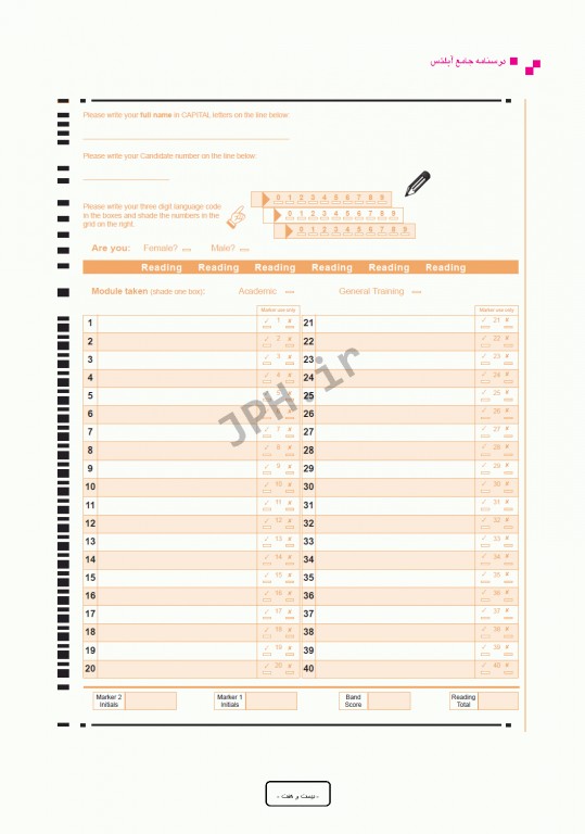 درسنامه جامع آیلتس (IELTS) جلد اول Writing و Listening
