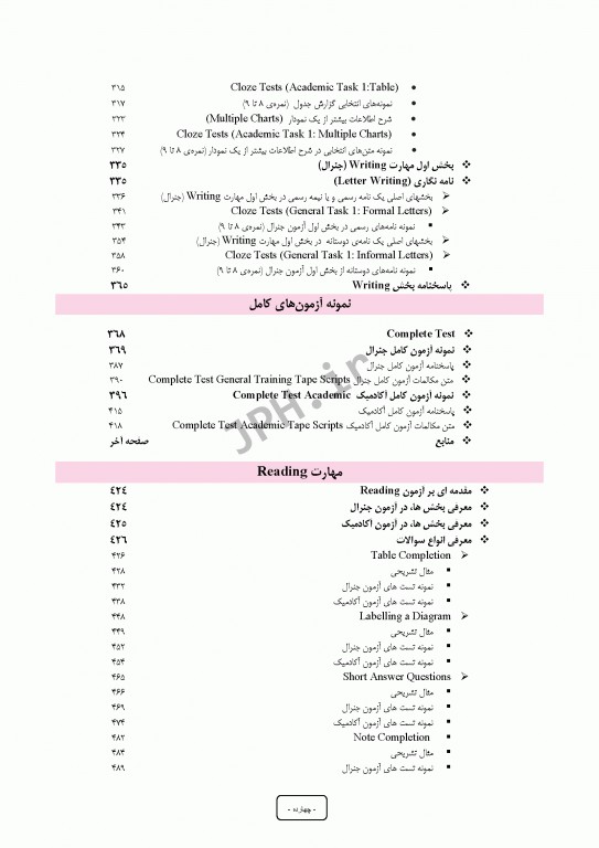 درسنامه جامع آیلتس (IELTS) جلد اول Writing و Listening