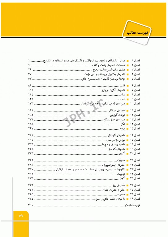 راهنمای بالینی و مصور تشریح بدن انسان گری 2020