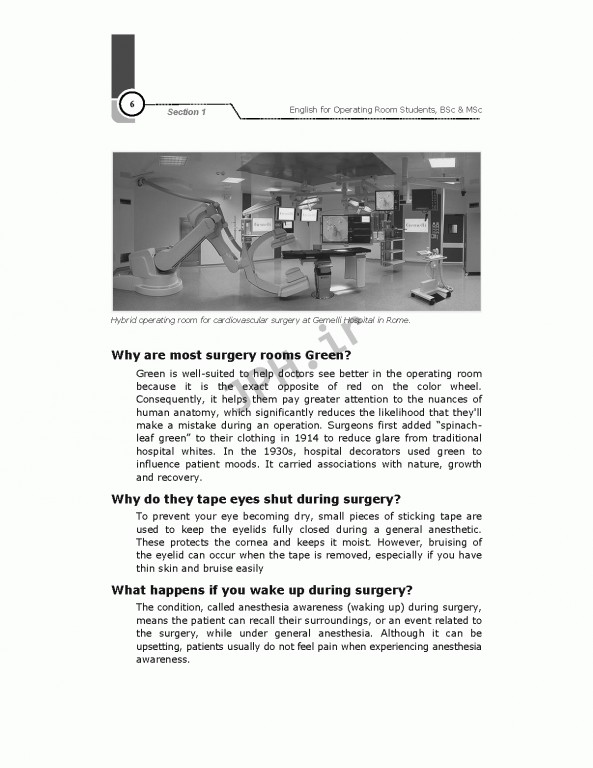 انگلیسی برای دانشجویان اتاق عمل اله داد | English for Operating Room Students