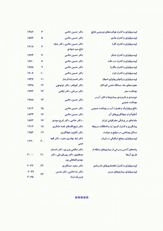 کتاب جامع سه جلدی بهداشت عمومی دکتر حاتمی