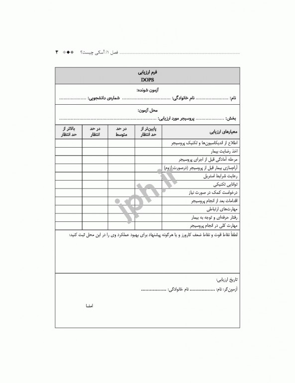راهنمای آزمون آسکی OSCE برای دانشجویان پرستاری