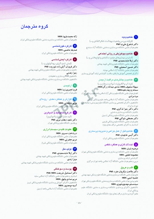 پرستاری داخلی و جراحی برونر و سودارث 2018 جلد2 مفاهیم بیوفیزیکی و روانی اجتماعی 