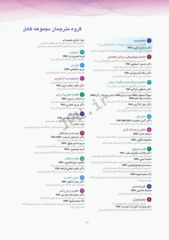 پرستاری داخلی و جراحی برونر و سودارث 2018 جلد1 مفاهیم پایه