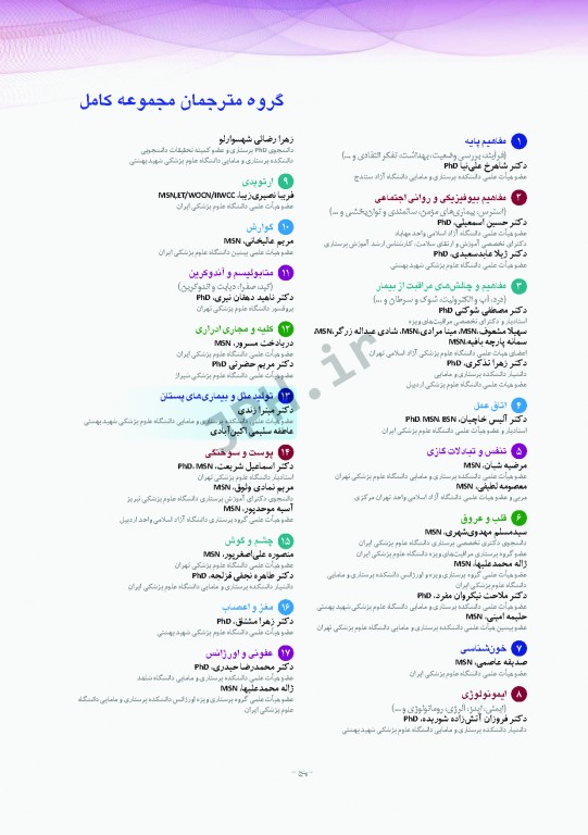 پرستاری داخلی و جراحی برونر و سودارث 2018 جلد13 تولید مثل و بیماری‌های پستان