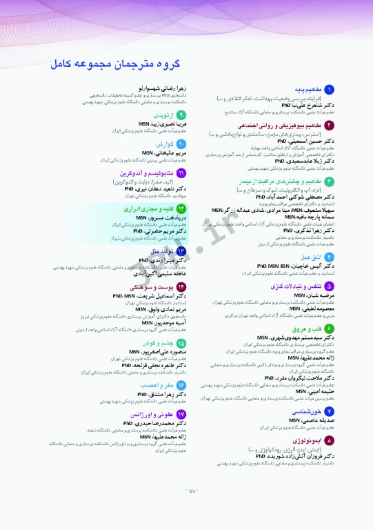 پرستاری داخلی و جراحی برونر و سودارث 2018 جلد12 کلیه و مجاری ادراری