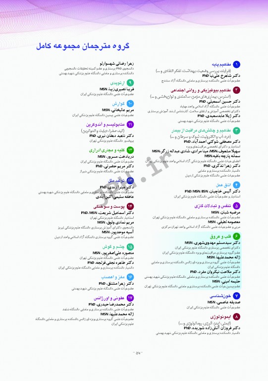 پرستاری داخلی و جراحی برونر و سودارث 2018 جلد6 قلب و عروق