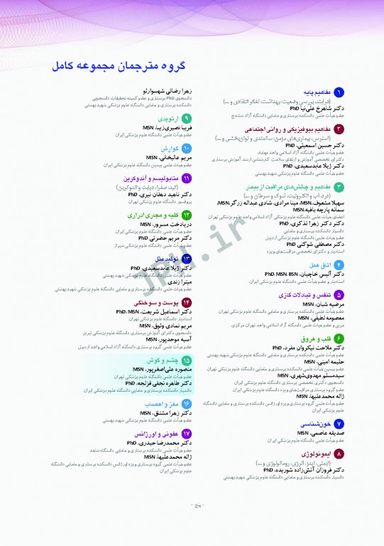 پرستاری داخلی و جراحی برونر و سودارث 2018 جلد15 چشم و گوش