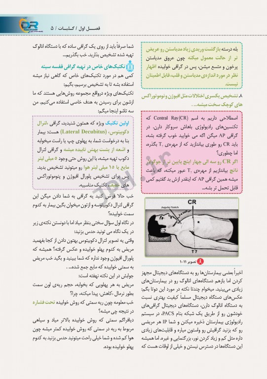 صفر تا صد تفسیر گرافی قفسه سینه ویرایش جدید