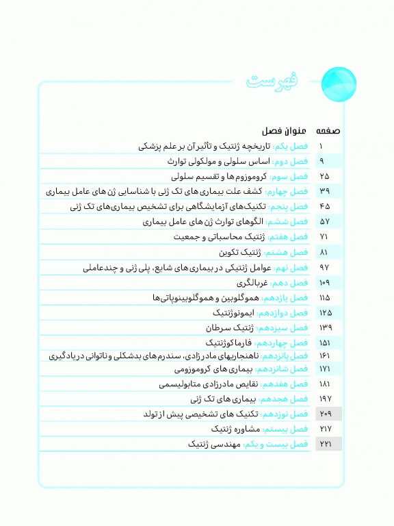 نمودارنامه ژنتیک پزشکی