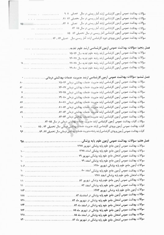 1000 نکته در آزمون‌های بهداشت عمومی دکتر باقیانی مقدم