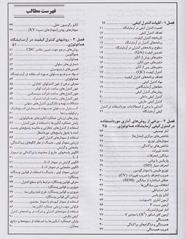 کنترل کیفی در آزمایشگاه هماتولوژی علی ملکی