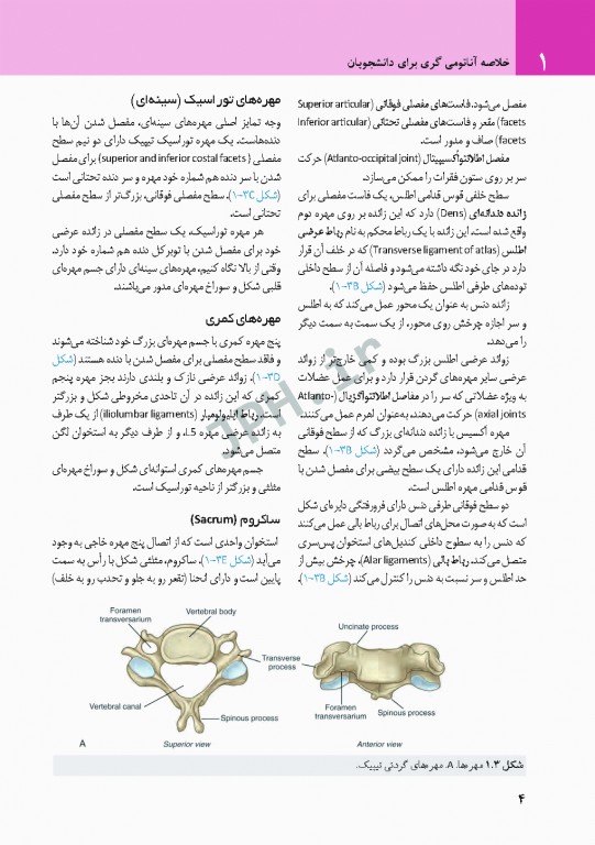 خلاصه آناتومی گری برای دانشجویان 2020