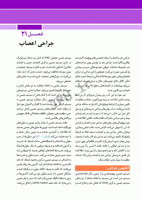 مراقبت از بیمار در جراحی الکساندر 2019 جلد7 جراحی اعصاب