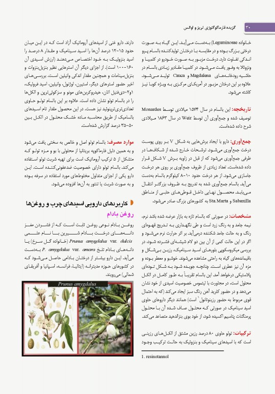 گزیده فارماکوگنوزی تریز و اوانس