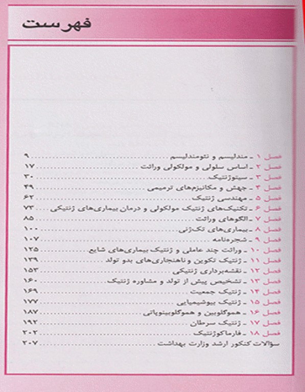 خلاصه UNIQUE ژنتیک