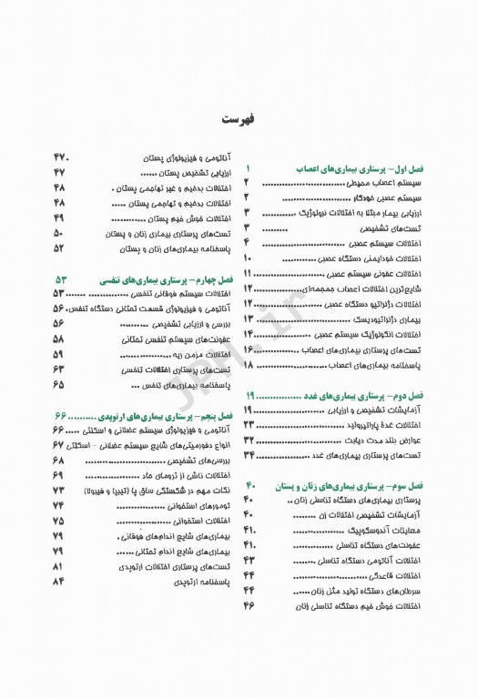 نکات برتر پرستاری NVP داخلی جراحی