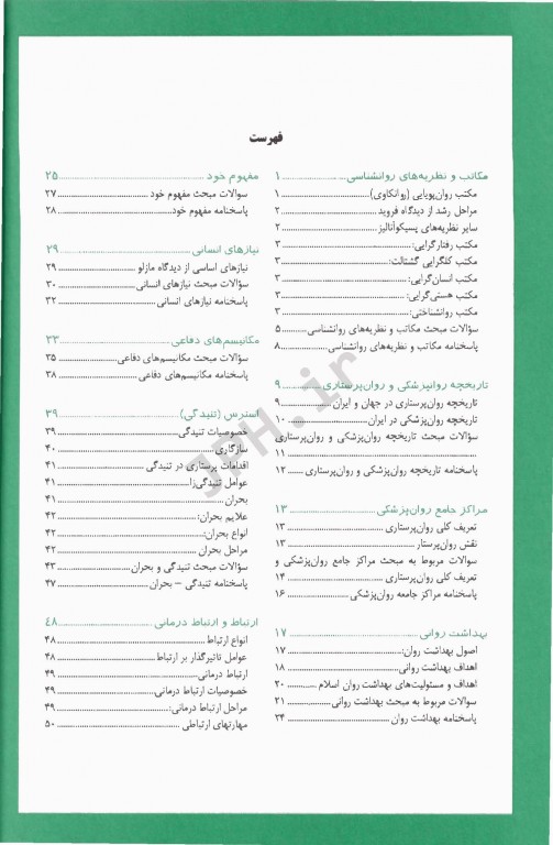 نکات برتر پرستاری NVP بهداشت روان