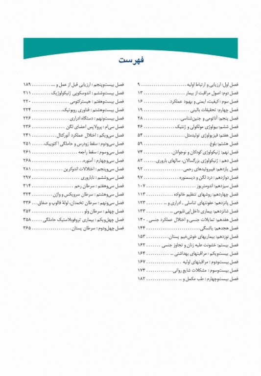 امتحان‌یار بیماری‌های زنان گلبان