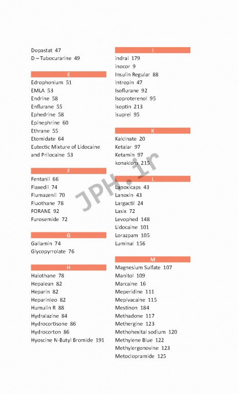 راهنمای کامل داروهای بیهوشی