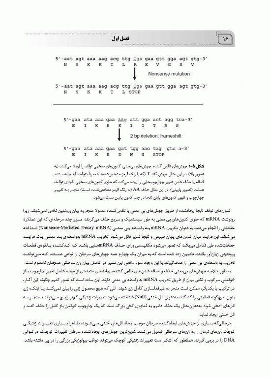 مبانی ژنتیک سرطان Principles of cancer genetics
