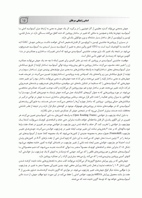 مبانی ژنتیک سرطان Principles of cancer genetics