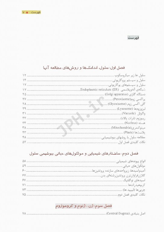 چکیده‌ و نکات کلیدی زیست شناسی سلولی و مولکولی و ضروریات مهندسی ژنتیک چاپ رنگی