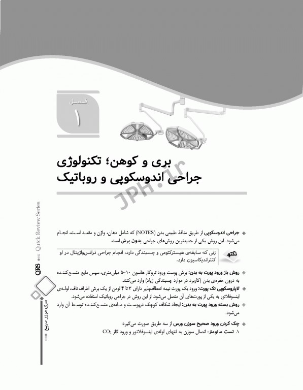 مرور سریع QRS تکنولوژی جراحی اتاق عمل