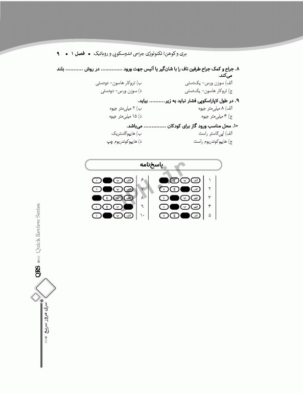 مرور سریع QRS تکنولوژی جراحی اتاق عمل