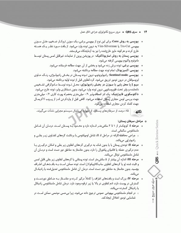 مرور سریع QRS تکنولوژی جراحی اتاق عمل