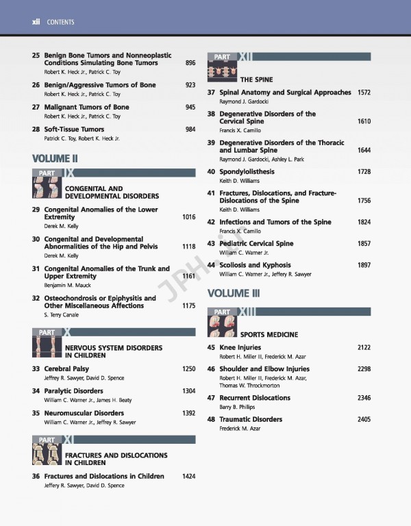 Campbell's Operative Orthopaedics 2017 13th edition 4-volum | ارتوپدی عملی کمپبل 4جلدی