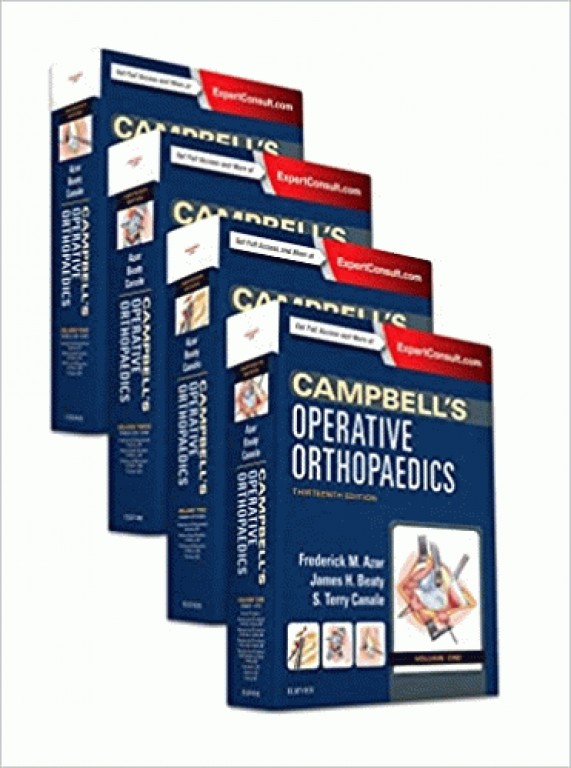 Campbell's Operative Orthopaedics 2017 13th edition 4-volum | ارتوپدی عملی کمپبل 4جلدی
