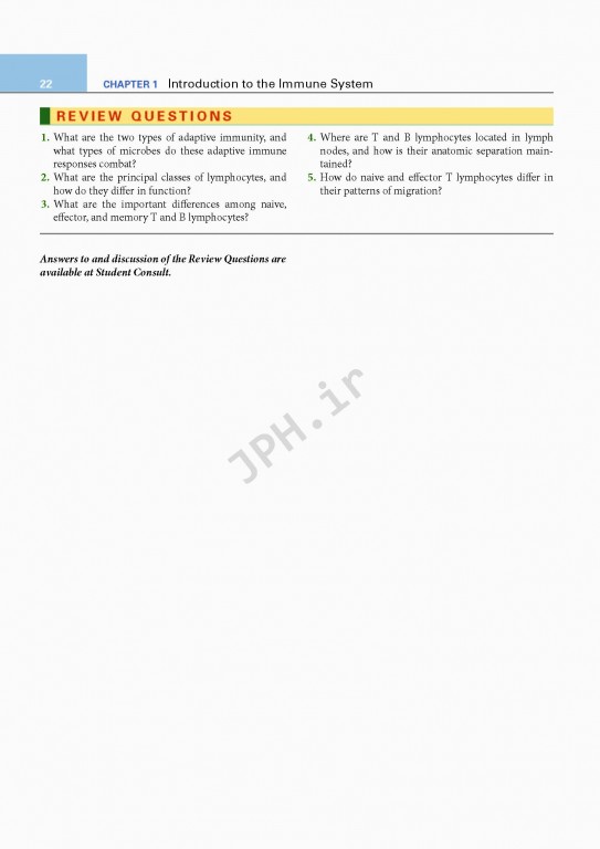 ایمونولوژی پایه ابوالعباس ویرایش ششم | 2020 Basic Immunology Functions and Disorders of the Immune System