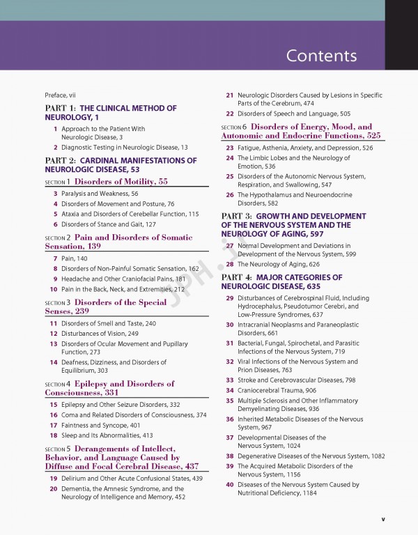 اصول مغز و اعصاب آدامز و ویکتور | Adams and Victor's Principles of Neurology 11th Edition 2019