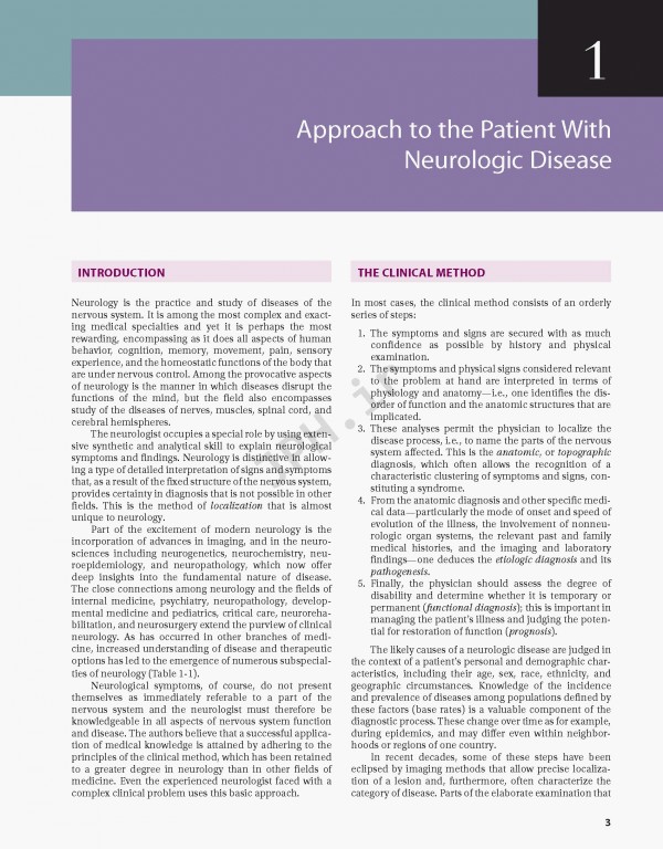 اصول مغز و اعصاب آدامز و ویکتور | Adams and Victor's Principles of Neurology 11th Edition 2019