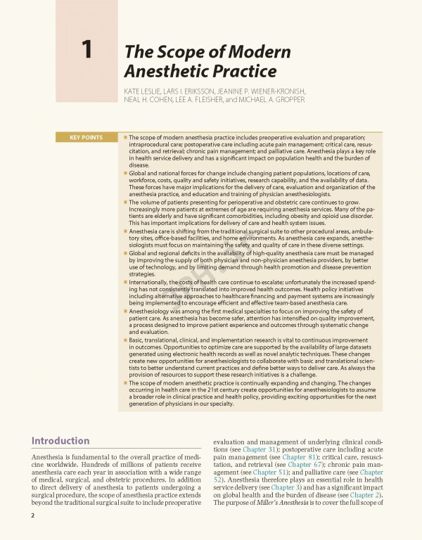 بیهوشی میلر 2019 | Miller's Anesthesia