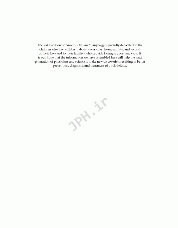 جنین شناسی انسانی لارسن ویرایش ششم 2021 | Larsen's Human Embryology
