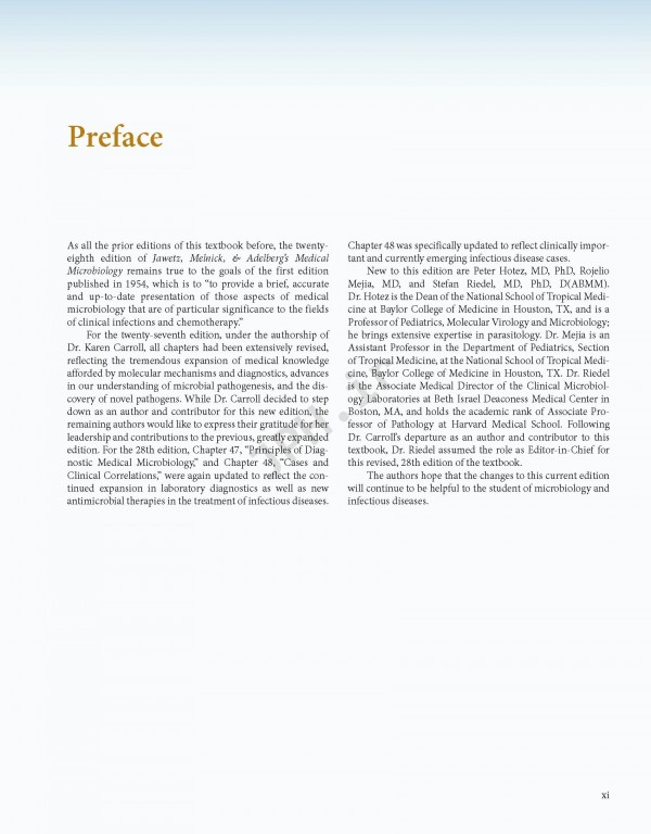 Jawetz Melnick & Adelbergs Medical Microbiology 2019 | میکروبیولوژی پزشکی جاوتز