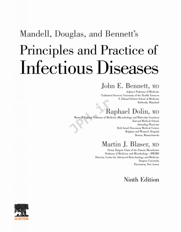 اصول و عملکرد بیماری‌های عفونی مندل 2020 | Mandell Douglas and Bennett's Principles and Practice of Infectious Diseases 9th Edition