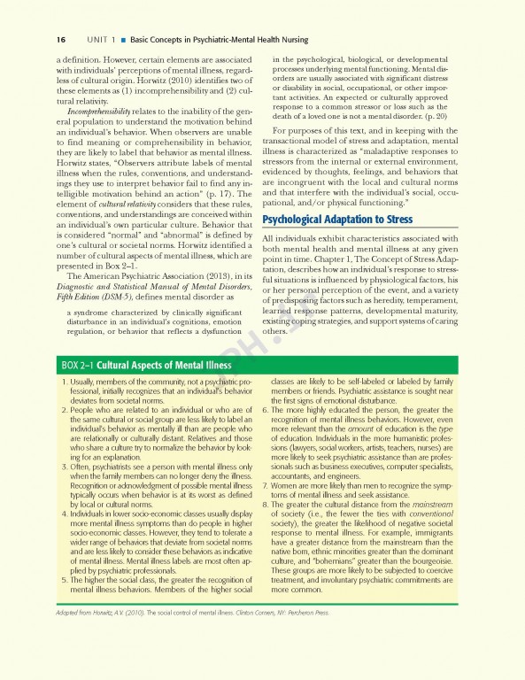 پرستاری بهداشت روان ویراست نهم | Psychiatric Mental Health Nursing 2018