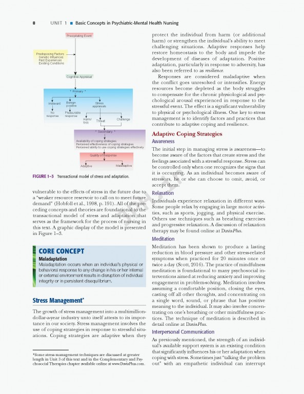 پرستاری بهداشت روان ویراست نهم | Psychiatric Mental Health Nursing 2018