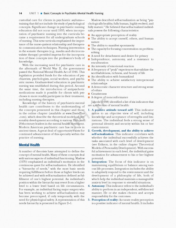 پرستاری بهداشت روان ویراست نهم | Psychiatric Mental Health Nursing 2018