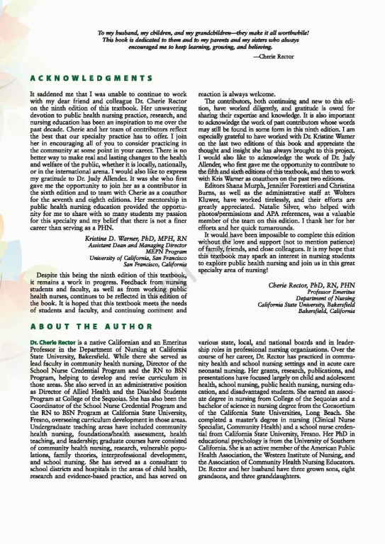 پرستاری بهداشت جامعه و بهداشت عمومی 2017 | Community and Public Health Nursing Promoting the Public's Health 9th Edition