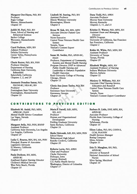 پرستاری بهداشت جامعه و بهداشت عمومی 2017 | Community and Public Health Nursing Promoting the Public's Health 9th Edition